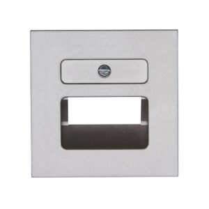 HK07 ΠΛΑΚΙΔΙΟ ΔΙΠΛΟ RJ11/RJ45  STEEL – 1-K371747005