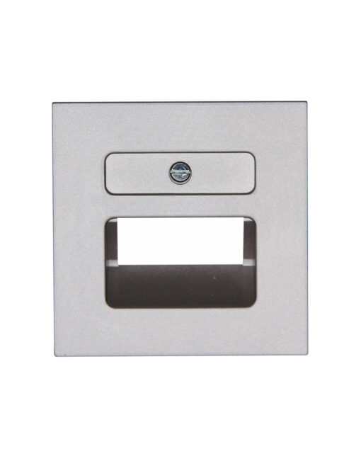 HK07 ΠΛΑΚΙΔΙΟ ΔΙΠΛΟ RJ11/RJ45 STEEL – 1-K371747005