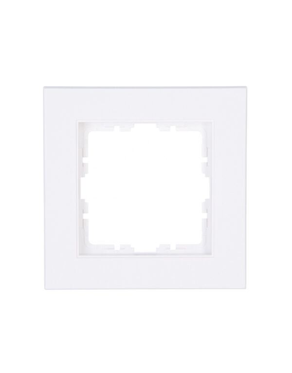 Cover frame for horizontal and vertical installation, 1-fold, HK07, arctic-white – 1-K402113007