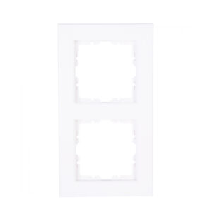 Cover frame for horizontal and vertical installation, 2-fold, HK07, arctic-white – 1-K402613002