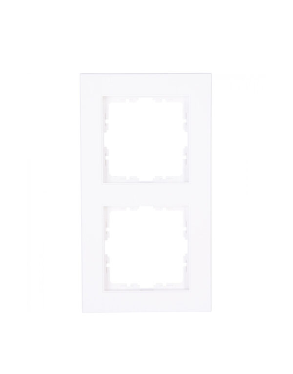 Cover frame for horizontal and vertical installation, 2-fold, HK07, arctic-white – 1-K402613002