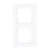 HK07 Cover frame 2-fold arc.white mat – 1-K402632005