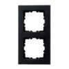 HK07 Cover frame 2-fold black mat – 1-K402650007