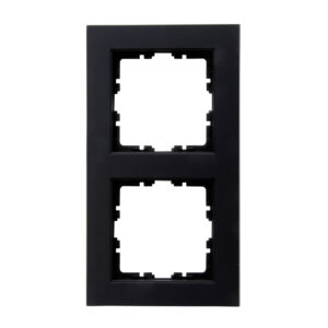 HK07 Cover frame 2-fold black mat – 1-K402650007