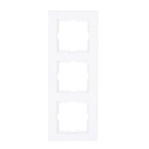 Cover frame for horizontal and vertical installation, 3-fold, HK07, arctic-white – 1-K402713005