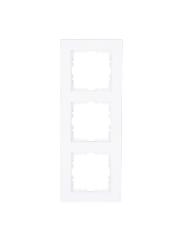 Cover frame for horizontal and vertical installation, 3-fold, HK07, arctic-white – 1-K402713005