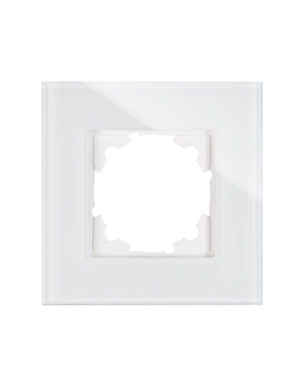 HK07 ΠΛΑΙΣΙΟ ΜΟΝΟ ΓΥΑΛΙΝΟ ΛΕΥΚΟ – 1-K405302008