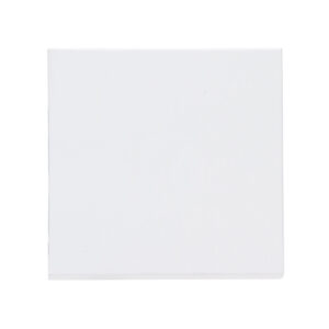 Rocker pad without lens with spring plate, for off switch, universal switch, cross switch, pushbutton switch, HK07, arctic-white – 1-K490013005