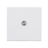 Rocker pad with lens (clear), with spring plate, for off switch, universal switch, cross switch, pushbutton switch, HK07, arctic – 1-K490075008