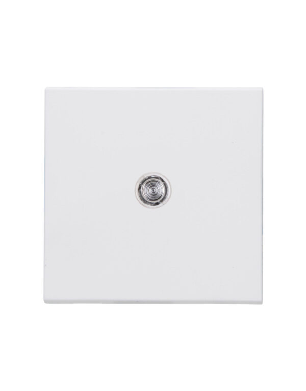 Rocker pad with lens (clear), with spring plate, for off switch, universal switch, cross switch, pushbutton switch, HK07, arctic – 1-K490075008