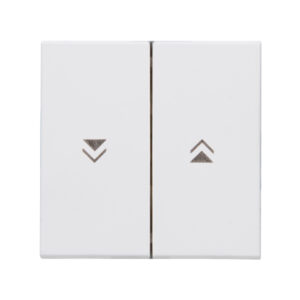 Double Rocker pad, with spring plate, with arrows, HK07, arctic-white – 1-K490387007