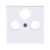 Cover plate for antenna socket TV/RF/SAT with 3 screws, HK07, arctic- white – 1-K491013006