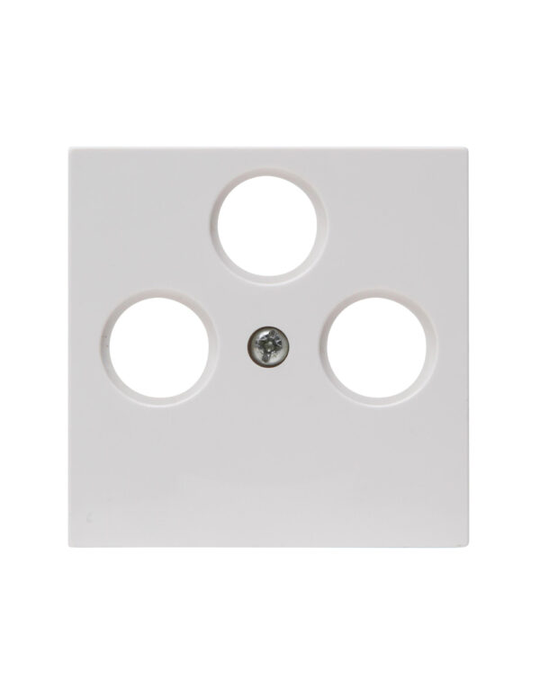 HK07 ΠΛΑΚΙΔΙΟ TV/FM/SAT ΛΕΥΚΟ – 1-K491029008