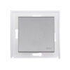 HK07 IP44 ΠΛΗΚΤΡΟ ΜΟΝΟ ΜΕ (ΦΛΑΤΖΑ ΣΤΕΓΑΝ.) STEEL – 1-K493547008
