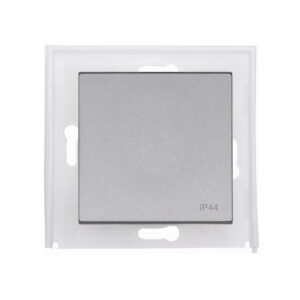 HK07 IP44 ΠΛΗΚΤΡΟ ΜΟΝΟ ΜΕ (ΦΛΑΤΖΑ ΣΤΕΓΑΝ.) STEEL – 1-K493547008