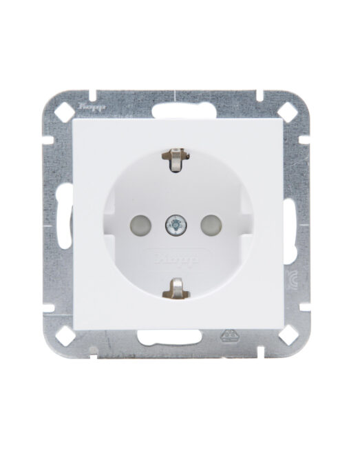 HK07 earth.socket w.sh.arc.white mat – 1-K940032008
