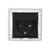 HK07 ΧΩΝΕΥΤΟ  IP44 ΣΟΥΚΟ ΑΝΘΡΑΚΙ ΧΩΡΙΣ ΠΛΑΙΣΙΟ – 1-K954015008