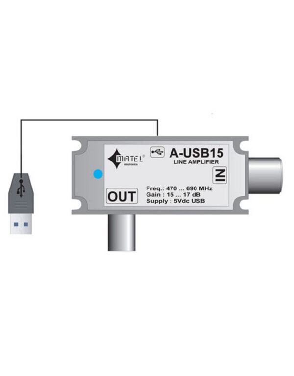 MATEL ΕΝΙΣΧΥΤΗΣ ΓΡΑΜΜΗΣ Α-USB 15 UNIVERSE – 1-MT010010024
