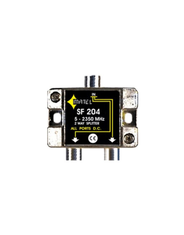 MATEL SF204 ΔΙΑΚΛΑΔΩΤΗΣ ΔΟΡΥΦΟΡΙΚΟΣ 2ΠΛΟΣ, ΜΕ F UNIVERSE – 1-MT011050261
