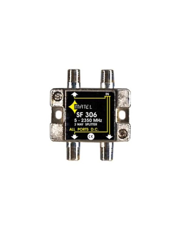 MATEL SF306 ΔΙΑΚΛΑΔΩΤΗΣ ΔΟΡΥΦΟΡΙΚΟΣ 3ΠΛΟΣ, ΜΕ F UNIVERSE – 1-MT011060262