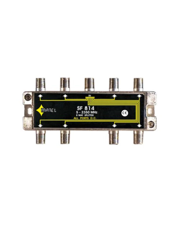 MATEL SF814 ΔΙΑΚΛΑΔΩΤΗΣ ΔΟΡΥΦΟΡΙΚΟΣ 8ΠΛΟΣ, ΜΕ F UNIVERSE – 1-MT011090265