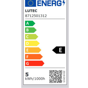 Έξυπνη λάμπα LED filament μελί C35 E14 4,2W ρυθμιζόμενο λευκό 2200-5500K Lutec Connect – 1-T8712501312