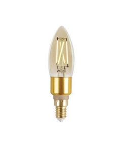 Έξυπνη λάμπα LED filament μελί C35 E14 4,2W ρυθμιζόμενο λευκό 2200-5500K Lutec Connect – 1-T8712501312