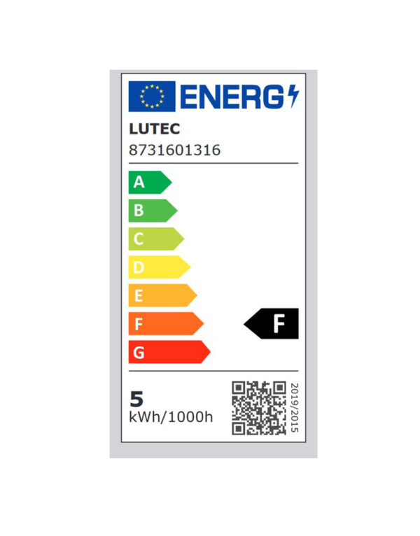 Έξυπνη λάμπα LED GU10 4,7W  ρυθμιζόμενο λευκό 2700-6500Κ + RGB Lutec Connect – 1-T8731601316