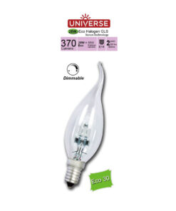 ΛΑΜΠΑ ΑΛΟΓΟΝΟΥ ΕCO30 ΚΕΡI ΜΕ ΜΥΤΗ C35 28W Ε14 2800K 220-240V 370lm 360° DIMMABLE UNIVERSE – 1-U001397