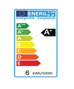 ΛΑΜΠΑ LED MR16 GU5,3 6W 3000K 12V-AC/DC 500lm/G 100° UNIVERSE – 1-U002165