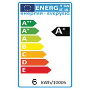 ΛΑΜΠΑ LED MR16 GU5,3 6W 3000K 12V-AC/DC 500lm/G 100° UNIVERSE – 1-U002165