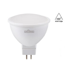 ΛΑΜΠΑ LED MR16 GU5,3 6W 3000K 12V-AC/DC 500lm/G 100° UNIVERSE – 1-U002165