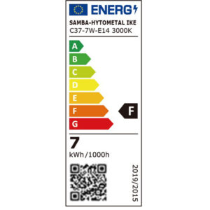 ΛΑΜΠΑ LED SMD ΚΕΡΑΚΙ C37 7W E14 3000K 220-240V 600lm/F UNIVERSE – 1-U002455