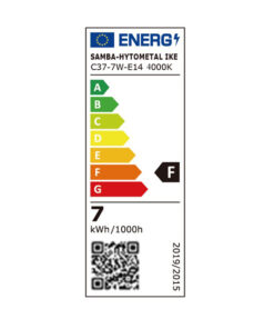ΛΑΜΠΑ LED SMD ΚΕΡΑΚΙ C37 7W E14 4000K 220-240V 600lm/F UNIVERSE – 1-U002462