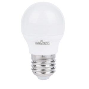ΛΑΜΠΑ LED SMD ΣΦΑΙΡΑΚΙ G45 7W E27 3000K 220-240V 630lm UNIVERSE – 1-U002523