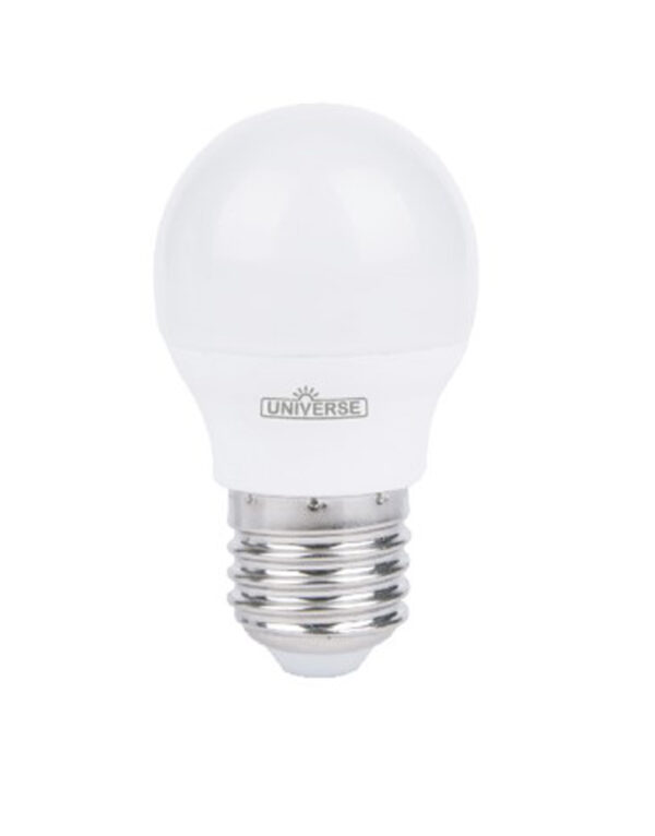 ΛΑΜΠΑ LED SMD ΣΦΑΙΡΑΚΙ G45 7W E27 3000K 220-240V 630lm UNIVERSE – 1-U002523