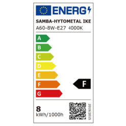 ΛΑΜΠΑ LED SMD Α60 8W E27 4000K 220-240V 730lm UNIVERSE – 1-U003148