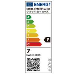 ΛΑΜΠΑ LED SMD ΣΦΑΙΡΑΚΙ G45 5W E14 6000K 220-240V 460lm/F UNIVERSE – 1-U003780
