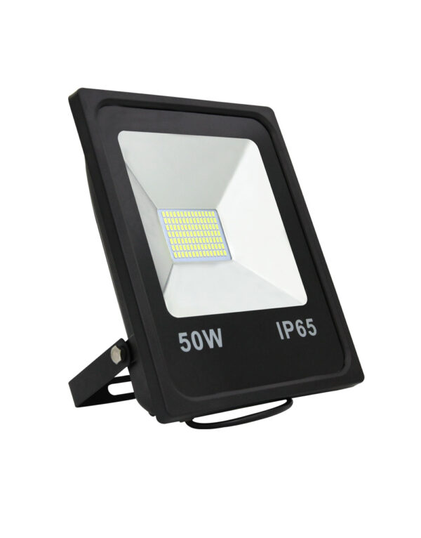 ΠΡΟΒΟΛΕΑΣ LED SMD 50W 3000K 100-265V 5000lm 120° IP65 ΜΑΥΡΟΣ UNIVERSE – 1-U004091