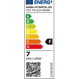 ΛΑΜΠΑ LED SMD ΚΕΡΑΚΙ C37 7W E14 6500K 220-240V 640lm UNIVERSE – 1-U004633