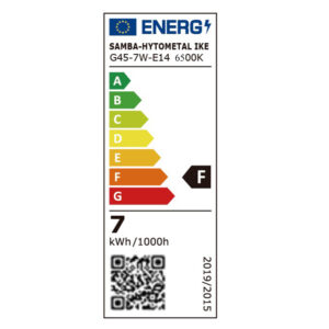 ΛΑΜΠΑ LED SMD ΣΦΑΙΡΑΚΙ G45 7W E14 6500K 220-240V 640lm UNIVERSE – 1-U004640