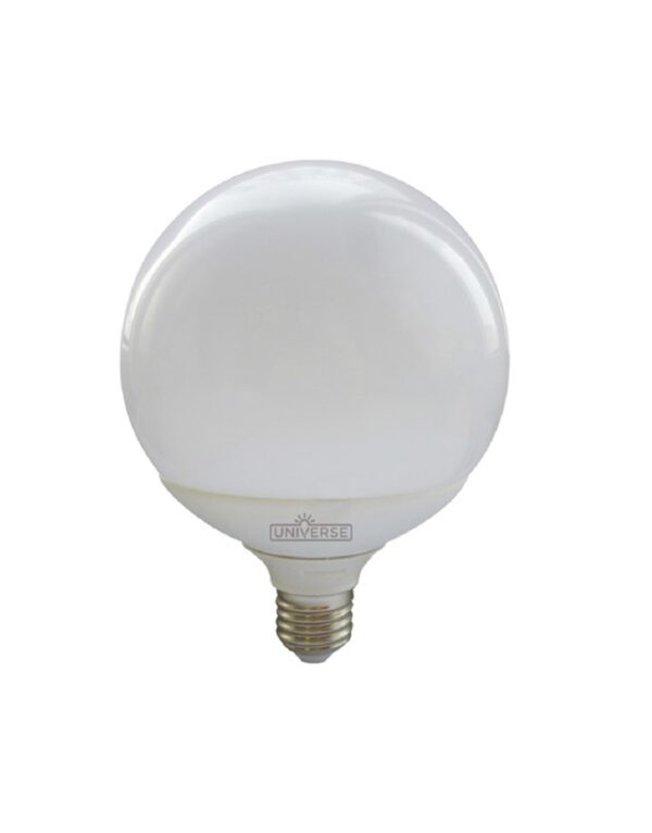 ΛΑΜΠΑ LED SMD G95 15W E27 3000K 220-240V 1350lm UNIVERSE – 1-U004787