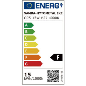 ΛΑΜΠΑ LED SMD G95 15W E27 4000K 220-240V 1360lm UNIVERSE – 1-U004794