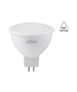 ΛΑΜΠΑ LED MR16 GU5,3 6W 4000K 12V-AC/DC 500lm 100° UNIVERSE – 1-U004824