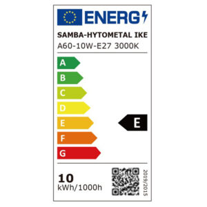 ΛΑΜΠΑ LED SMD Α60 10W E27 3000K 12-24-42VAC/DC 880lm/F UNIVERSE – 1-U005197