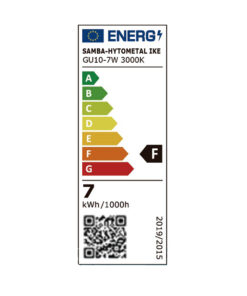 ΛΑΜΠΑ LED SMD MR16 GU10 7W 3000K 220-240V 100° 580lm UNIVERSE – 1-U005579