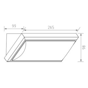 ΦΩΤΙΣΤΙΚΟ ΑΠΛΙΚΑ 265X98X99mm 1ΧΑ60/Ε27 ΜΑΧ15W IP65 ΠΛΑΣΤΙΚΟ ΛΕΥΚΟ SEASIDE UNIVERSE – 1-U005692