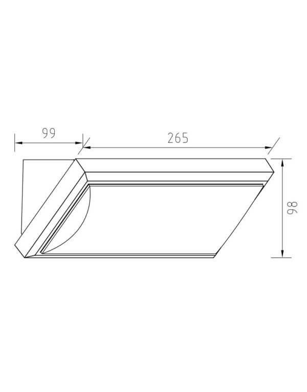ΦΩΤΙΣΤΙΚΟ ΑΠΛΙΚΑ 265X98X99mm 1ΧΑ60/Ε27 ΜΑΧ15W IP65 ΠΛΑΣΤΙΚΟ ΛΕΥΚΟ SEASIDE UNIVERSE – 1-U005692