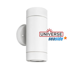 ΦΩΤΙΣΤΙΚΟ ΑΠΛΙΚΑ UP/DOWN 90X128mm 2XMR16/GU10 MAX7W IP44 ΠΛΑΣΤΙΚΟ ΛΕΥΚΟ SEASIDE UNIVERSE – 1-U005708