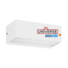 ΦΩΤΙΣΤΙΚΟ ΑΠΛΙΚΑ UP/DOWN LED 230X101X90mm 12W 3000K 700lm IP65 ΠΛΑΣΤΙΚΟ ΛΕΥΚΟ SEASIDE UNIVERSE – 1-U005784
